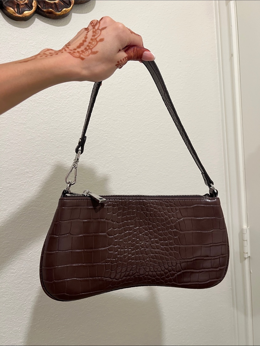 Jw Pei crocodile shoulder bag